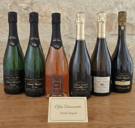 Cartone Scoperta 6 Champagne Charles Degodet - Assortimento Misto